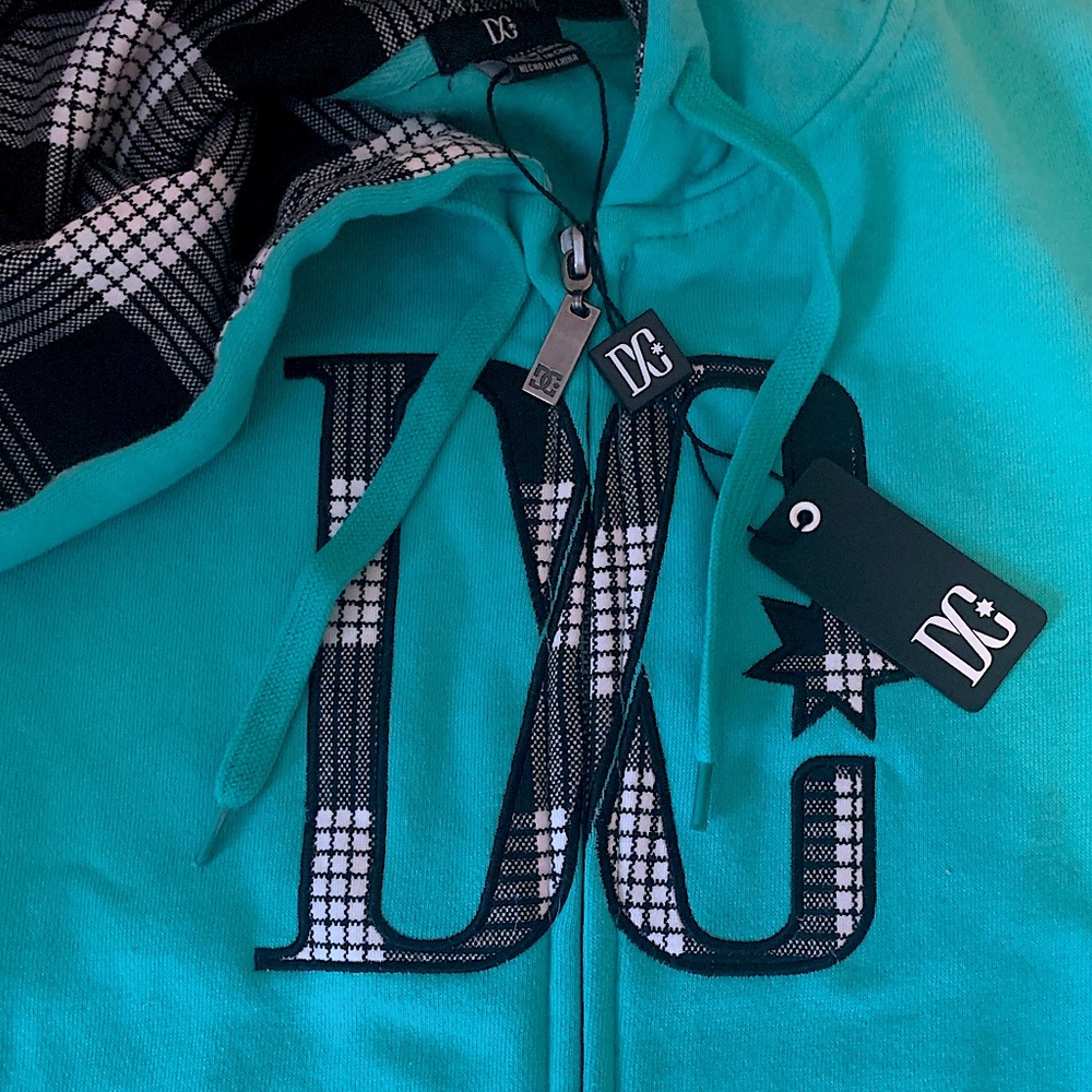 brand new DC zip-up sweatshirt